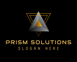 3D Triangle Prism Technology logo