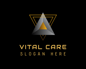 3D Triangle Prism Technology logo