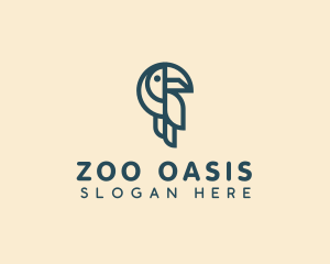 Wildlife Toucan Zoo logo design