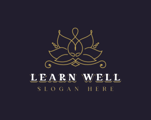 Floral Lotus Wellness logo design