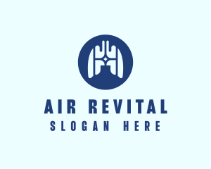 Medical Respiratory Lungs logo design