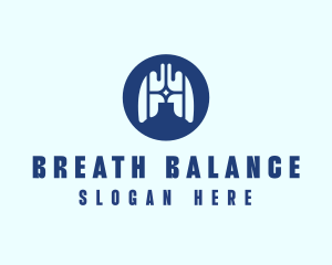 Medical Respiratory Lungs logo design