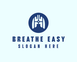 Medical Respiratory Lungs logo design