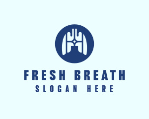 Medical Respiratory Lungs logo design