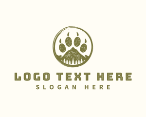 Wildlife Paw Print Outdoor logo