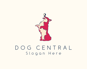 Dog Playing Pet logo design