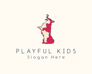 Dog Playing Pet logo design