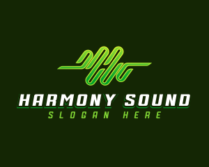 Vocal Soundwave Audio logo design