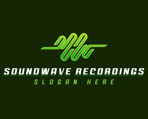 Vocal Soundwave Audio logo design