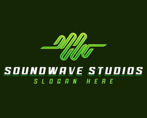 Vocal Soundwave Audio logo design