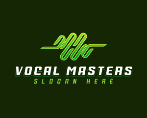 Vocal Soundwave Audio logo design