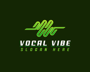 Vocal Soundwave Audio logo design