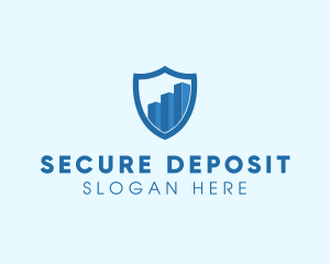 Security Shield Graph logo design