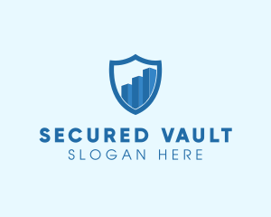 Security Shield Graph logo design