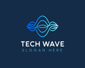 Audio Waves Technology logo design