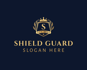 King Crown Shield logo design