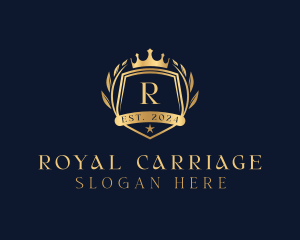 Royal Crown Shield logo design