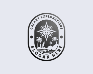 Tropical Island Navigation logo design