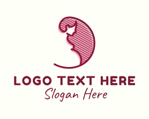 Gynecology - Maternity Pregnant Woman logo design
