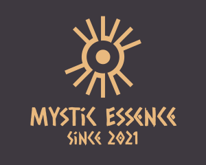 Aztec Eye Symbol logo design