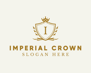 Imperial Crown Shield logo design