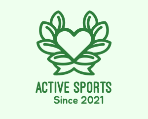 Organic Heart Plant logo