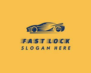 Fast Racing Car logo design