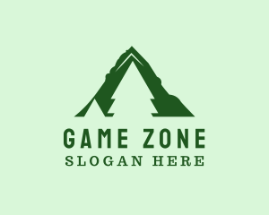 Green Pine Mountain Peak Logo