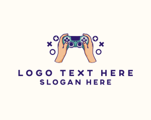 Hand Video Game Controller logo