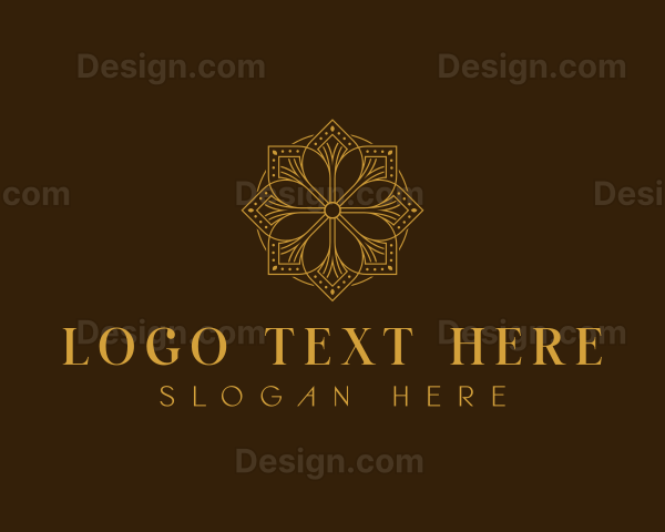 Mandala Flower Floral Logo