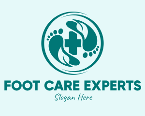 Herbal Foot Spa Treatment logo design