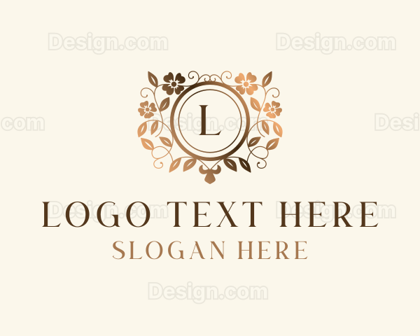 Elegant Floral Boutique Logo