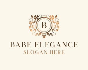 Elegant Floral Boutique logo design