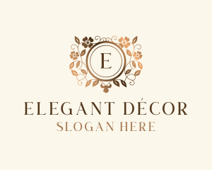 Elegant Floral Boutique logo design