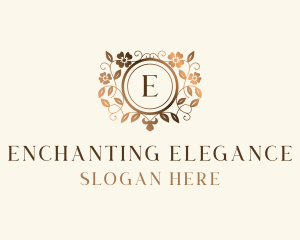 Elegant Floral Boutique logo design