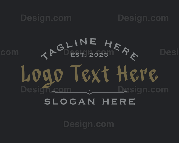 Gothic Retro Business Logo