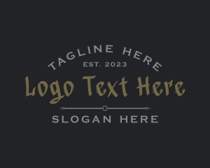 Gothic Retro Business logo