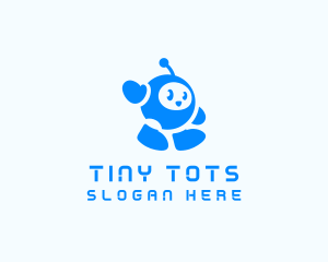 Cute Robot Toy logo design