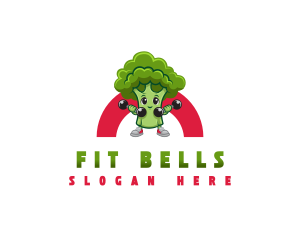 Healthy Broccoli Fitness logo design