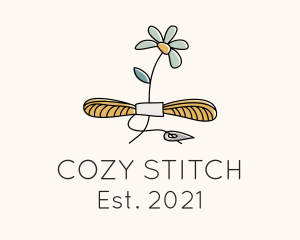 Floral Embroidery Tailoring  logo design