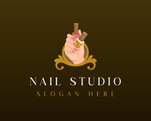 Nail Polish Manicure logo