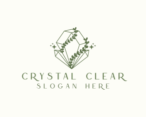 Enchanted Crystal Stone logo design