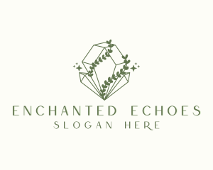 Enchanted Crystal Stone logo design