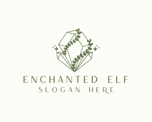 Enchanted Crystal Stone logo design