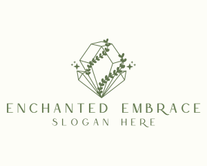 Enchanted Crystal Stone logo design