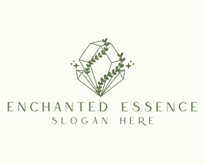 Enchanted Crystal Stone logo design