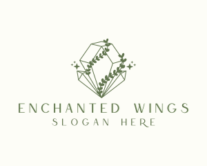 Enchanted Crystal Stone logo design