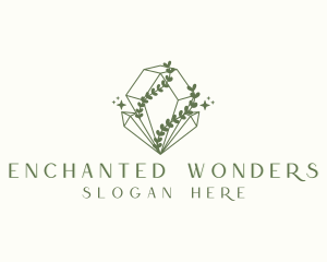 Enchanted Crystal Stone logo design