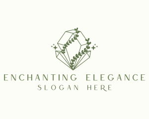 Enchanted Crystal Stone logo design