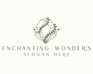 Enchanted Crystal Stone logo design